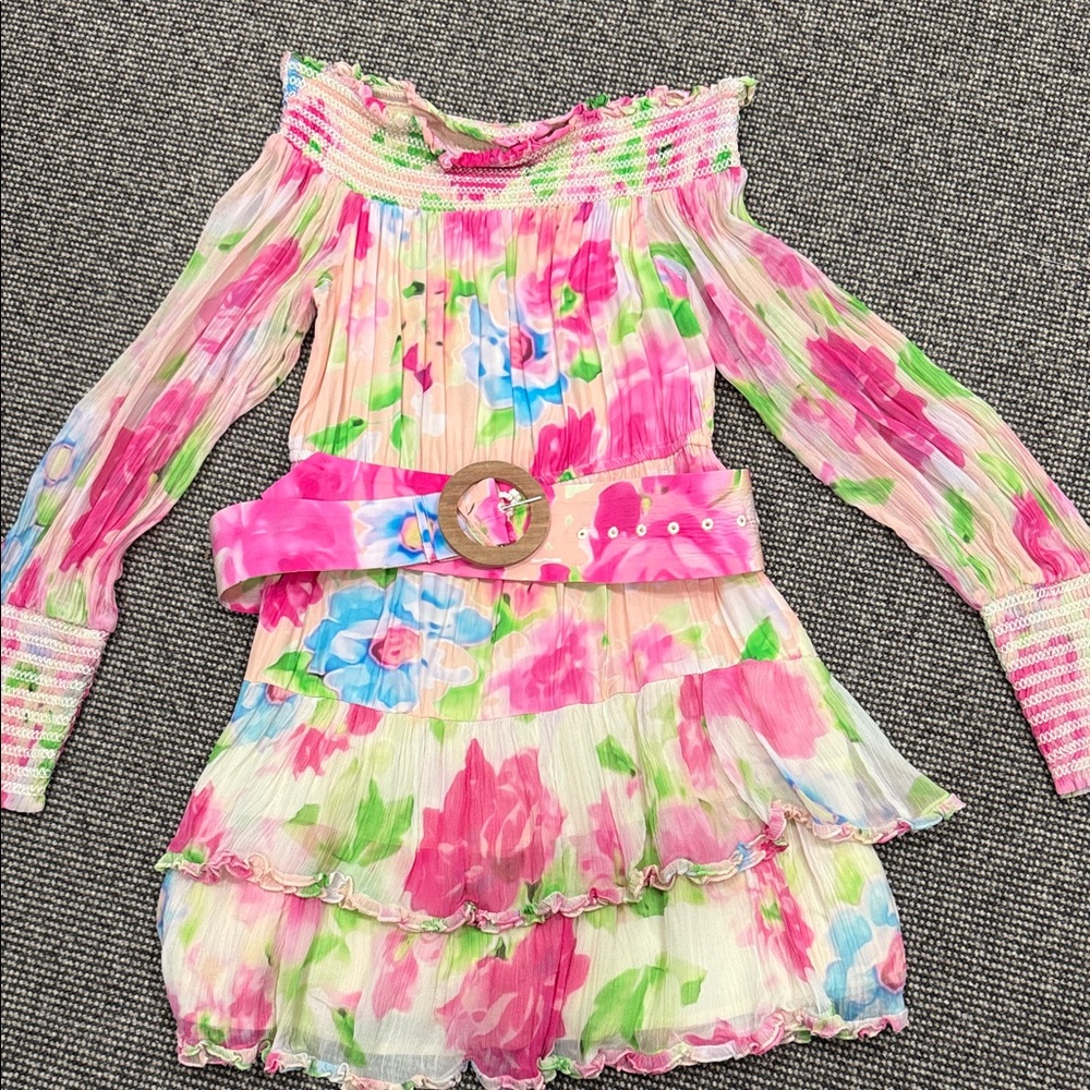 Rococo Sand Multicolor Floral Dress